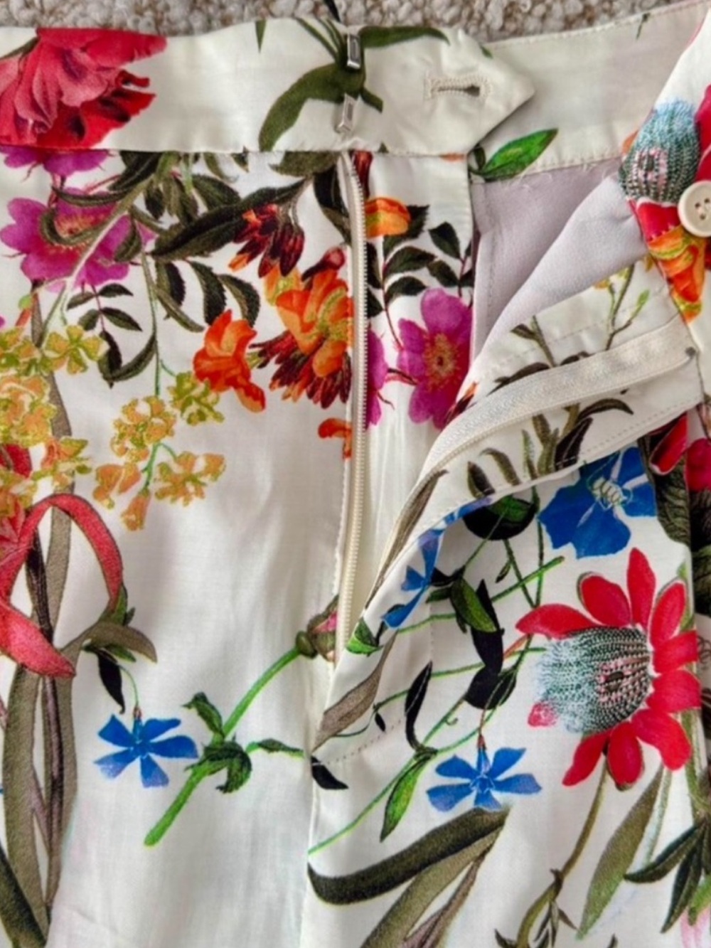 Floral High-Waisted pant